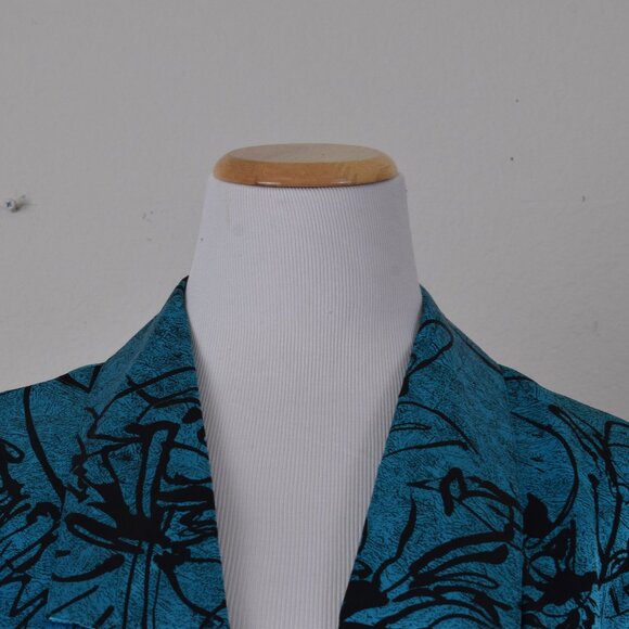 Vintage 90s Abstract Acetate‎ Blazer | size M - Picture 6 of 10